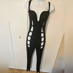 Black small jumpsuit